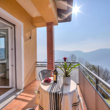 Appartamento Ca' Gina Panoramica Lugano Esterno foto
