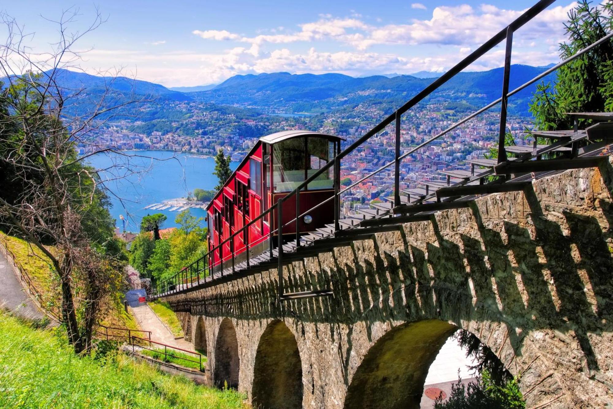 Appartamento Ca' Gina Panoramica Lugano Esterno foto