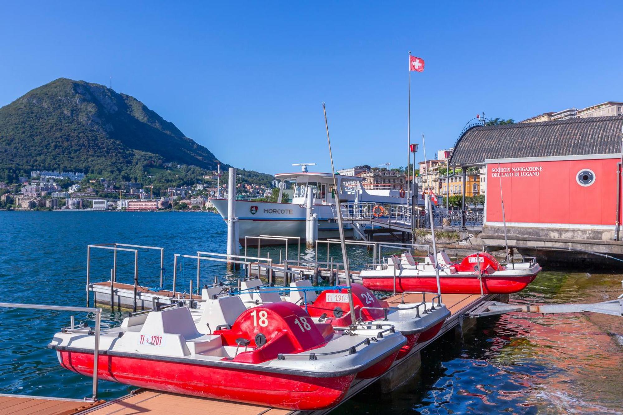 Appartamento Ca' Gina Panoramica Lugano Esterno foto