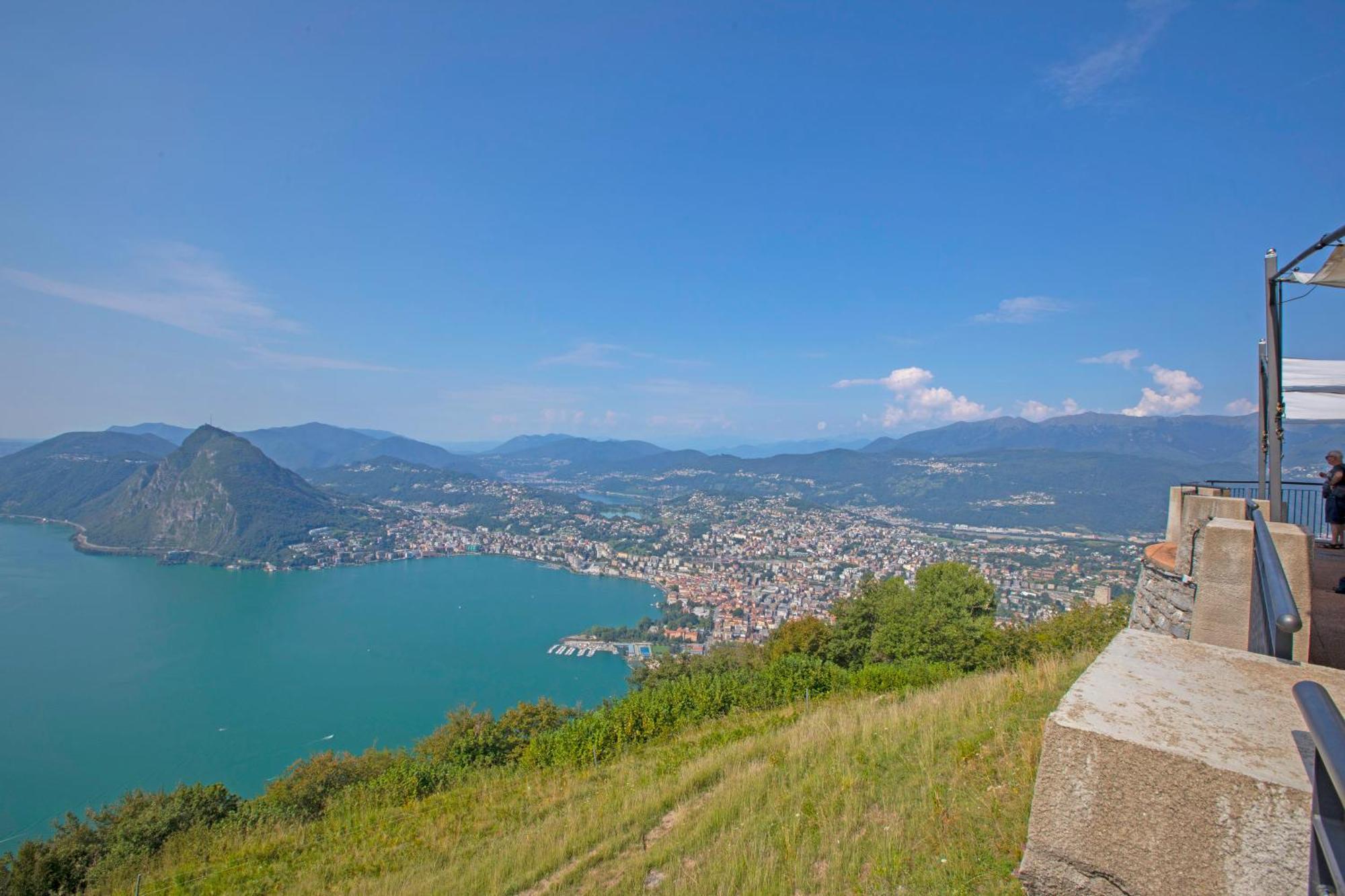 Appartamento Ca' Gina Panoramica Lugano Esterno foto